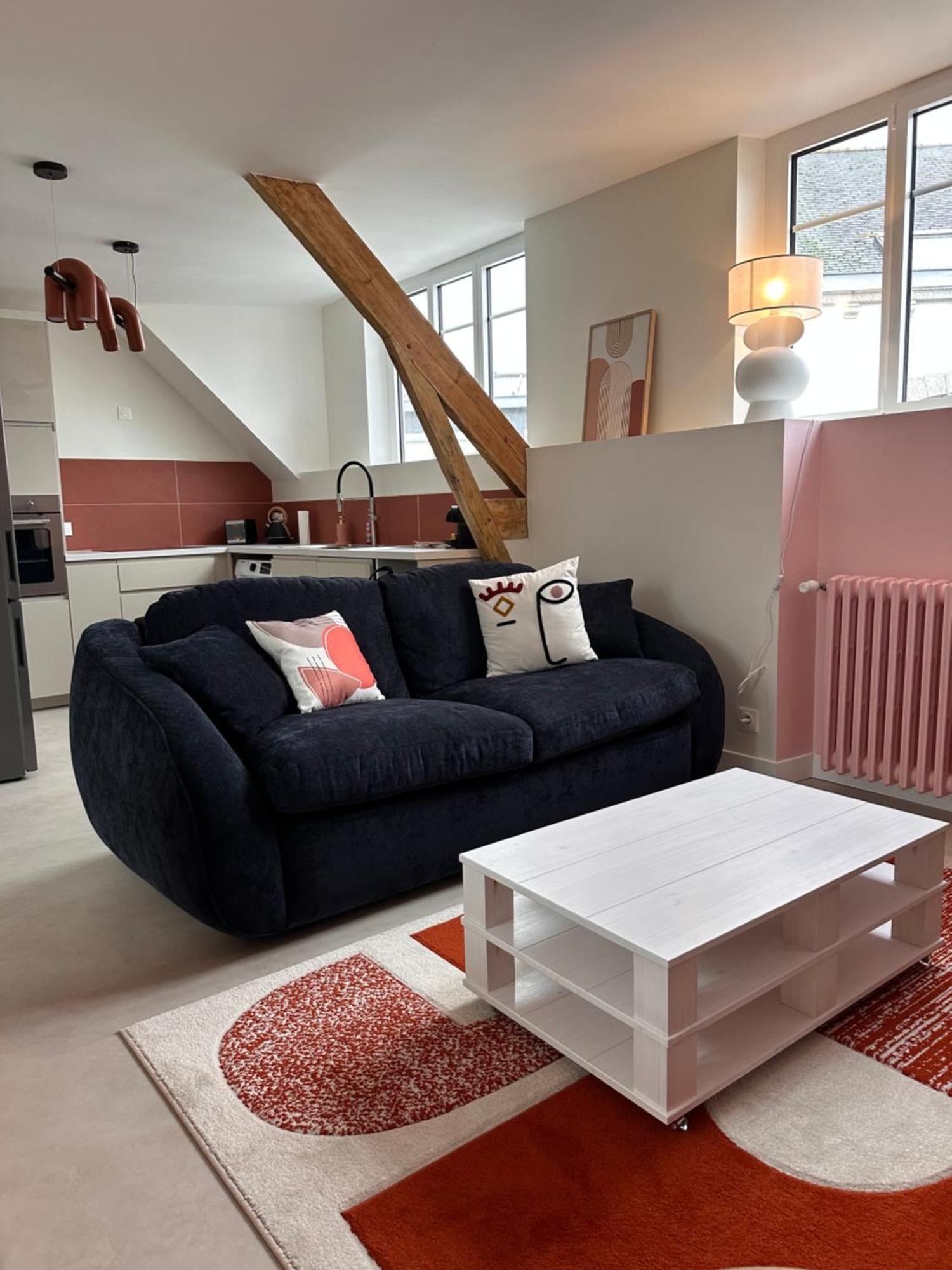 Grand Appartement Ultra Moderne Plein Centre, Plage A Pieds, Avec Parking Concarneau Exterior foto